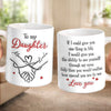 Custom 3D Inflated Effect Printed Mug - Personalized Birthday Gifts For Daughter, Granddaughter - Through My Eyes, You Are Perfect