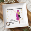 The Tassel Was Worth The Hassle - Family Personalized Custom Jewelry Dish - Graduation Gift For Family Members, Siblings, Brothers, Sisters