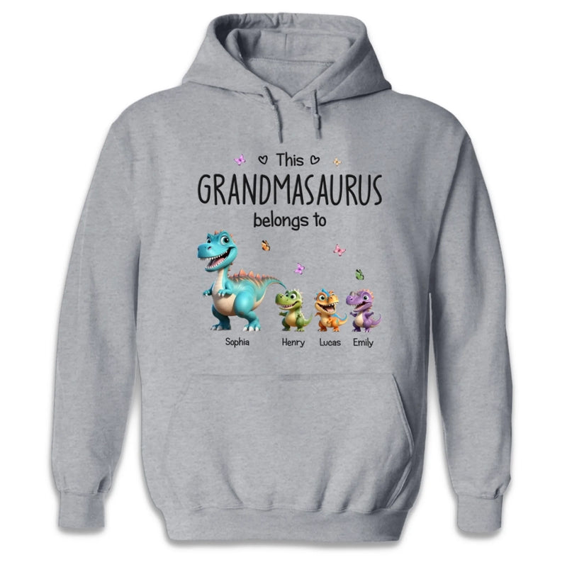 Custom Unisex T-shirt, Premium T-shirt, Hoodie - Personalized Mother's Day Gifts For Mom, Grandma - My Favorite Little Dinos