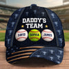 Custom Hat, All Over Print Classic Cap - Personalized Birthday Baseball Gifts For Dad, Grandpa, Baseball Lovers, Sports Fans, Sports Lovers - MVP Of Our Family