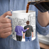Custom 3D Inflated Effect Printed Mug - Personalized Father's Day Birthday Gifts For Son - So Proud Watching You Become A Dad
