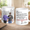 Custom 3D Inflated Effect Printed Mug - Personalized Father's Day Birthday Gifts For Son - So Proud Watching You Become A Dad