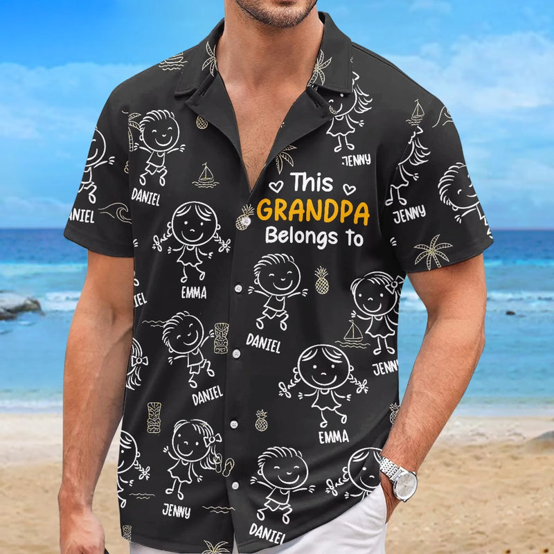Custom Unisex Tropical Hawaiian Aloha Shirt - Personalized Father's Day Birthday Gifts For Dad, Grandpa - Official Chill Guy