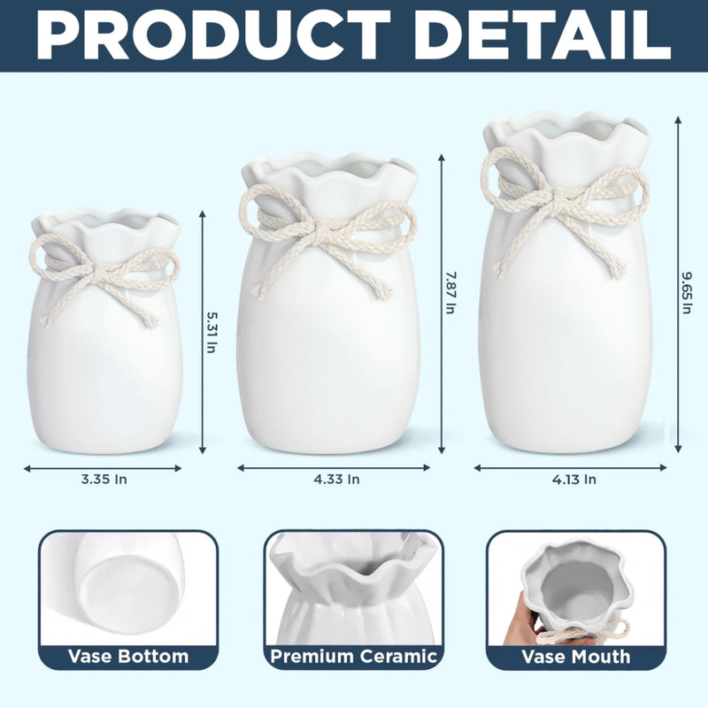Custom Flower Vase With Ribbon - Personalized Best Friend Birthday Gifts For Women, Besties, Sisters, BFF - My Unbiological Sister Forever