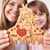 Custom Shaped Wooden Art Puzzle - Personalized Mother's Day Birthday Gifts For Mom, Grandma - Together Tall, Together Strong
