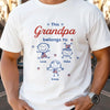 Custom Unisex T-shirt, Premium T-shirt, Hoodie - Personalized Father's Day Birthday Gifts For Dad, Grandpa - Strong Like My Grandpa