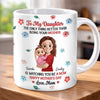 Custom 3D Inflated Effect Printed Mug - Personalized Mother's Day, Baby Shower, Gender Reveal Gifts For New Mom, Daughter - Tiny You, Now Holding Tiny Her