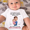 Custom Baby Onesie - Personalized Baby Shower, Gender Reveal Gifts For New Moms, New Dads, New Parents - First Time Dad, Forever Love