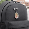 Custom Photo Teardrop Pin - Personalized Memorial Sympathy Graduation Gifts For Him, Her - Graduated With Your Love
