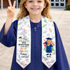 Custom Kids Graduation Stole - Personalized Graduation Gifts For Kids - Dream Big, Achieve More