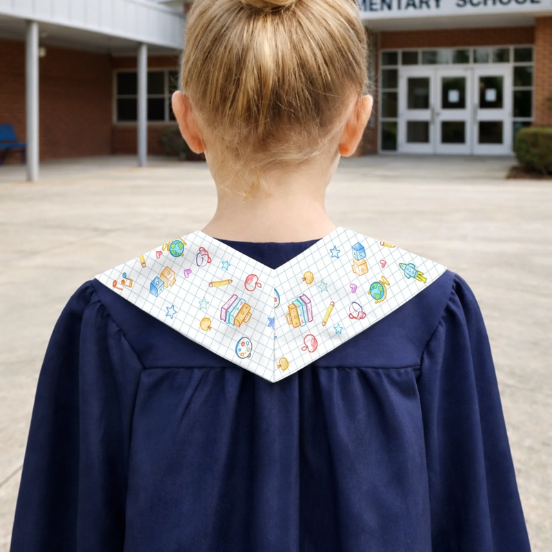 Custom Kids Graduation Stole - Personalized Graduation Gifts For Kids - Dream Big, Achieve More