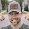 Custom Leather Patch Hat - Personalized Father's Day Birthday Gifts For Dad, Grandpa - Dad Mode Always On