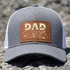 Custom Leather Patch Hat - Personalized Father's Day Birthday Gifts For Dad, Grandpa - You Mean The World