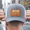 Custom Leather Patch Hat - Personalized Father's Day Birthday Gifts For Dad, Grandpa - You Mean The World