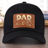 Custom Leather Patch Hat - Personalized Father's Day Birthday Gifts For Dad, Grandpa - You Mean The World