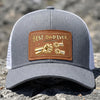 Custom Leather Patch Hat - Personalized Father's Day Birthday Gifts For Dad, Grandpa - Daddy Life Best Life