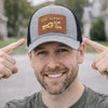 Custom Leather Patch Hat - Personalized Father's Day Birthday Gifts For Dad, Grandpa - Daddy Life Best Life