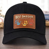 Custom Leather Patch Hat - Personalized Father's Day Birthday Gifts For Dad, Grandpa - Aged To Perfection