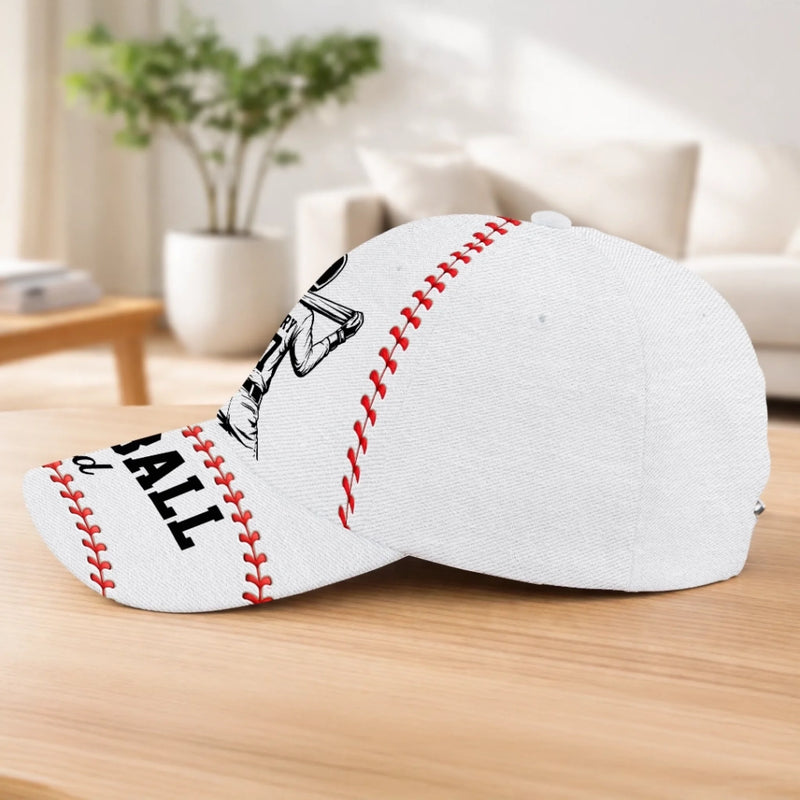 Custom Hat, All Over Print Classic Cap - Personalized Mother's Day, Father's Day Gifts For Mom, Grandma, Dad, Grandpa - Play With Heart