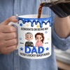 Custom 3D Inflated Effect Printed Mug - Personalized Birthday Gifts For Dad, Son, Daughter - Congrats On Being My Dad