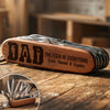 Custom 15-in-1 Pocket Multi Tool - Personalized Father's Day Birthday Gifts For Dad, Grandpa - Forever Grateful For Dad