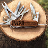 Custom 15-in-1 Pocket Multi Tool - Personalized Father's Day Birthday Gifts For Dad, Grandpa - Forever Grateful For Dad