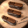 Custom 15-in-1 Pocket Multi Tool - Personalized Father's Day Birthday Gifts For Dad, Grandpa - Forever Grateful For Dad