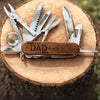 Custom 15-in-1 Pocket Multi Tool - Personalized Father's Day Birthday Gifts For Dad, Grandpa - Proud Dad Club