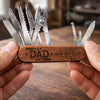 Custom 15-in-1 Pocket Multi Tool - Personalized Father's Day Birthday Gifts For Dad, Grandpa - Proud Dad Club
