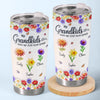 Custom 3D Inflated Effect Printed Tumbler - Personalized Mother's Day Gifts For Mom, Grandma - Grandkids Make Her World Blossom