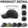 Custom Vintage Washed Denim Baseball Cap - Personalized Mother's Day, Father's Day Gifts For Dog Lovers, Dog Dad And Mom - Forever Loved By Wagging Tails