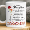 Custom Mug - Personalized Mother's Day Birthday Gifts For Daughter, Daughter-In-Law - My Daughter, My World