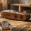 Custom 15-in-1 Pocket Multi Tool - Personalized Father's Day Birthday Gifts For Dad, Grandpa - Grandpa The Real MVP