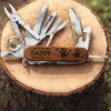 Custom 15-in-1 Pocket Multi Tool - Personalized Father's Day Birthday Gifts For Dad, Grandpa - Grandpa The Real MVP