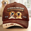Custom Hat, All Over Print Classic Cap - Personalized Birthday Gifts For Dog Lovers, Dog Dad And Mom - Aging With My Dogs