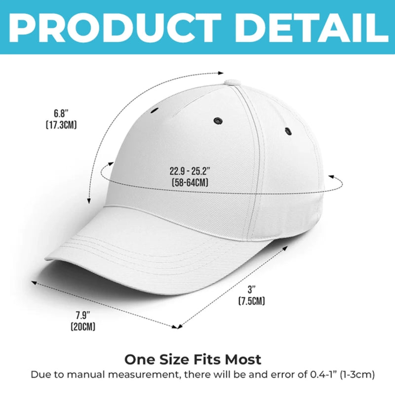 Custom Hat, All Over Print Classic Cap - Personalized Birthday Gifts For Dog Lovers, Dog Dad And Mom - Aging With My Dogs
