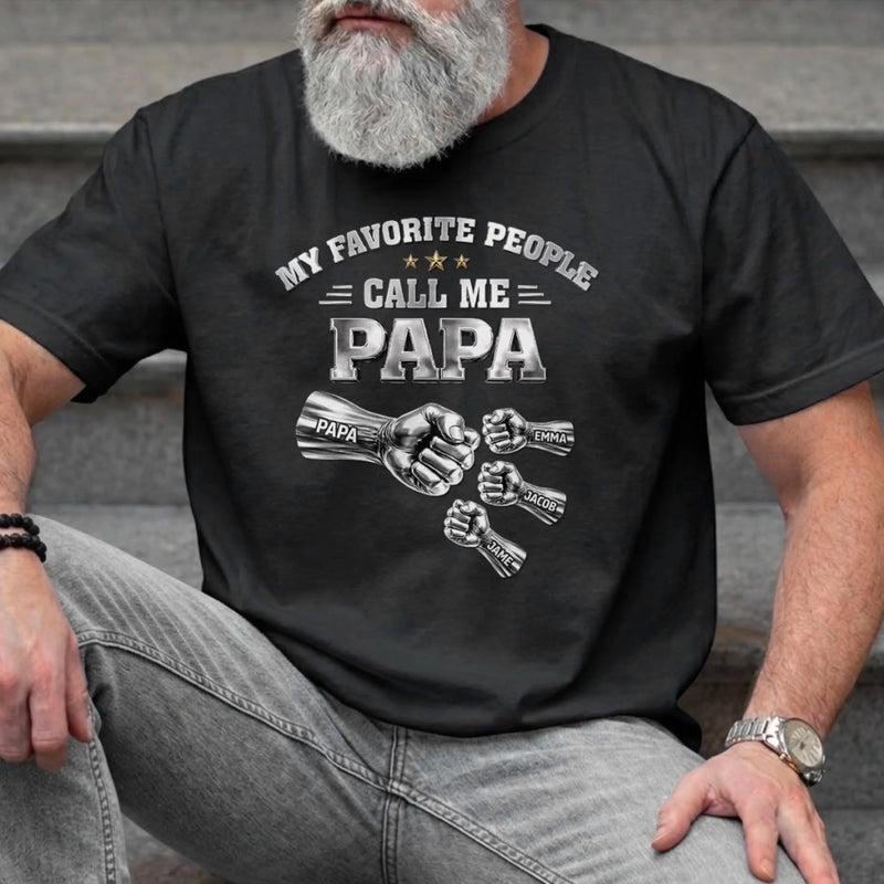 Custom Unisex T-shirt, Premium T-shirt, Hoodie - Personalized Father's Day Birthday Gifts For Dad, Grandpa - My Forever Hero