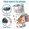 Custom 3D Inflated Effect Printed Tumbler - Personalized Mother's Day Gifts For Dog Cat Lovers, Dog Dad And Mom, Cat Owners - Her Favorite Little Troublemaker