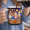 Custom Mug - Personalized Mother's Day Gifts For Mom, Grandma - Motherhood, Forever Glowing