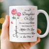 Custom Mug - Personalized Mother's Day Gifts For Daughter, Daughter-In-Law, Granddaughter - Blooming Into A Beautiful Mom