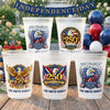 Custom Party Cups - Personalized America 250th Anniversary Gifts For Mom, Dad, Brother, Sister, Kids - United We Stand