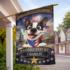 Custom Flag - Personalized America 250th Anniversary Gifts For Dog Lovers, Dog Dad And Mom - Stars, Stripes And Wagging Tails
