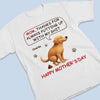 Custom Unisex T-shirt, Premium T-shirt, Hoodie - Personalized Mother's Day Birthday Gifts For Dog Cat Lovers, Dog Dad And Mom, Cat Owners - Chaos, Cuddles And Dog Hair