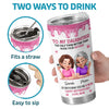 Custom 3D Inflated Effect Printed Tumbler - Personalized Mother's Day Gifts For Daughter - Forever Proud To Be Your Mom