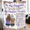 Custom Blanket - Personalized Birthday Gifts For Daughter - Forever Proud To Call You My Daughter