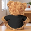 Custom Photo Teddy Bear Plush - Personalized Graduation, Memorial Sympathy Gift For Family Members, Siblings, Brothers, Sisters - Walking Beside You On Graduation Day