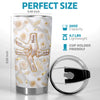 Custom 3D Inflated Effect Printed Tumbler - Personalized Mother's Day Gifts For Mom, Grandma - Held By Love