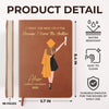 I Trust The Next Chapter - Family Personalized Custom Leather Journal - Graduation Gift For Family Members, Siblings, Brothers, Sisters