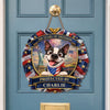 Custom Wood Sign - Personalized America 250th Anniversary Gifts For Dog Lovers, Dog Dad And Mom - Spoiled Dogs Live Here Always