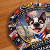 Custom Wood Sign - Personalized America 250th Anniversary Gifts For Dog Lovers, Dog Dad And Mom - Spoiled Dogs Live Here Always
